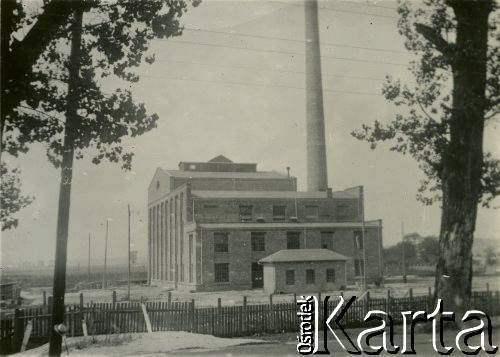 Elektrownia Miejska w Płocku. Zdjęcie archiwalne.