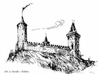Zamek w Czersku: Rycina